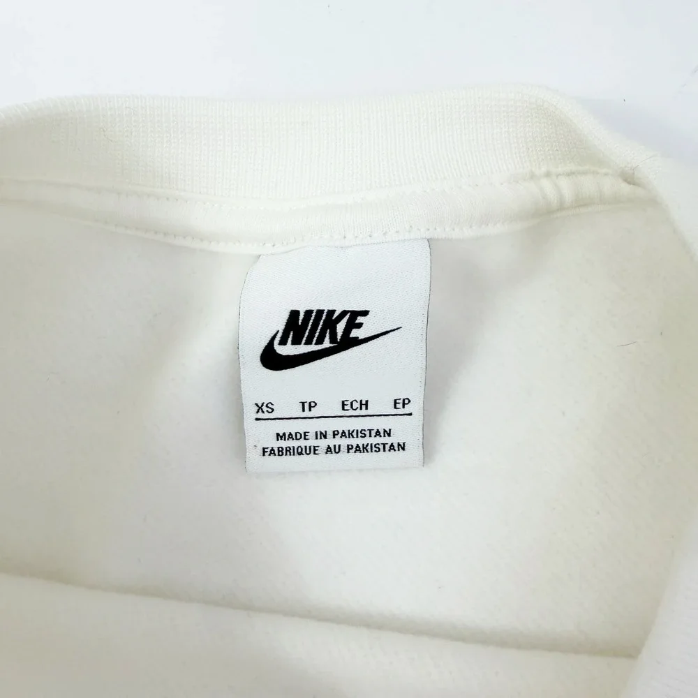Nike Sweatshirt Women XS Sail White Phoenix Fleece Oversized DD5632-133